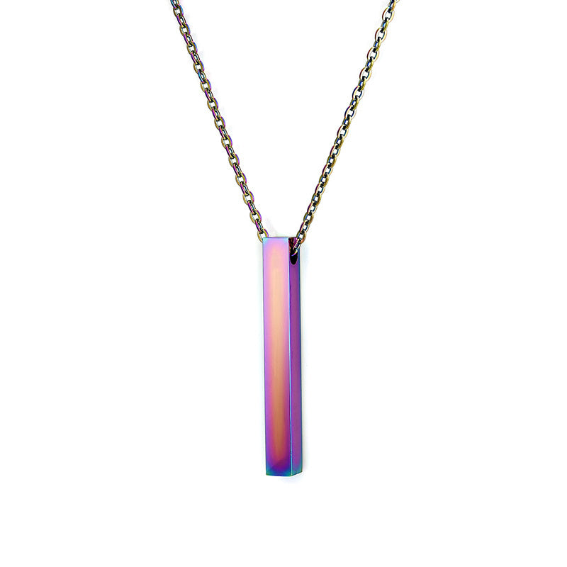 Pendant Necklace for Men and Women Stainless Steel Interlocking Chain